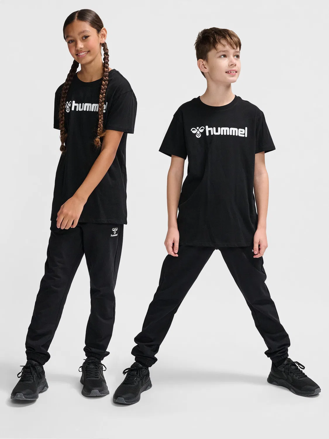 Детская футболка с принтом Hmlgo 2.0 Logo Hummel, Schwarz