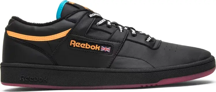 

Кроссовки palace x club workout 'black' Reebok, черный