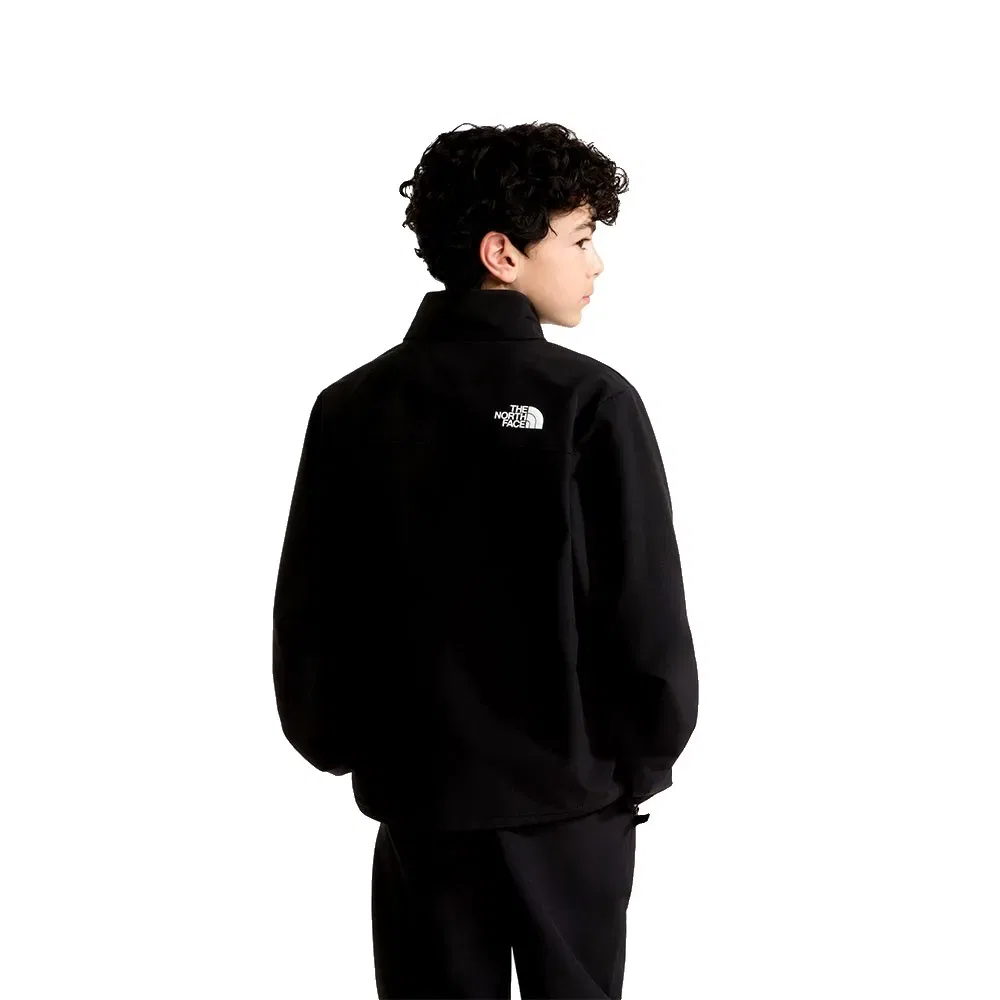 Детская куртка для девочек из софтшелла Perlino The north face, Black — фото 2