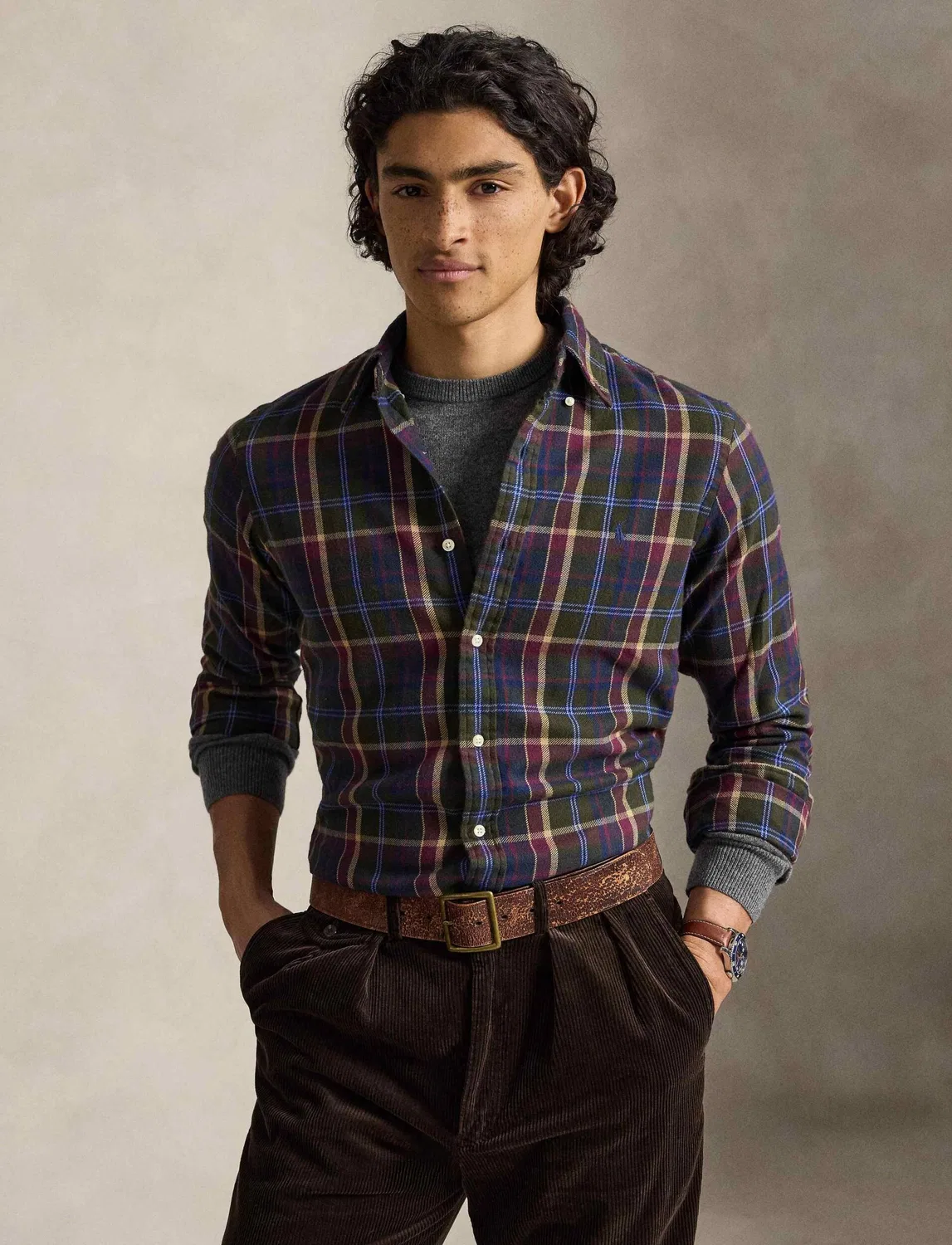 Рубашка с длинным рукавом Polo Ralph Lauren, мультиколор