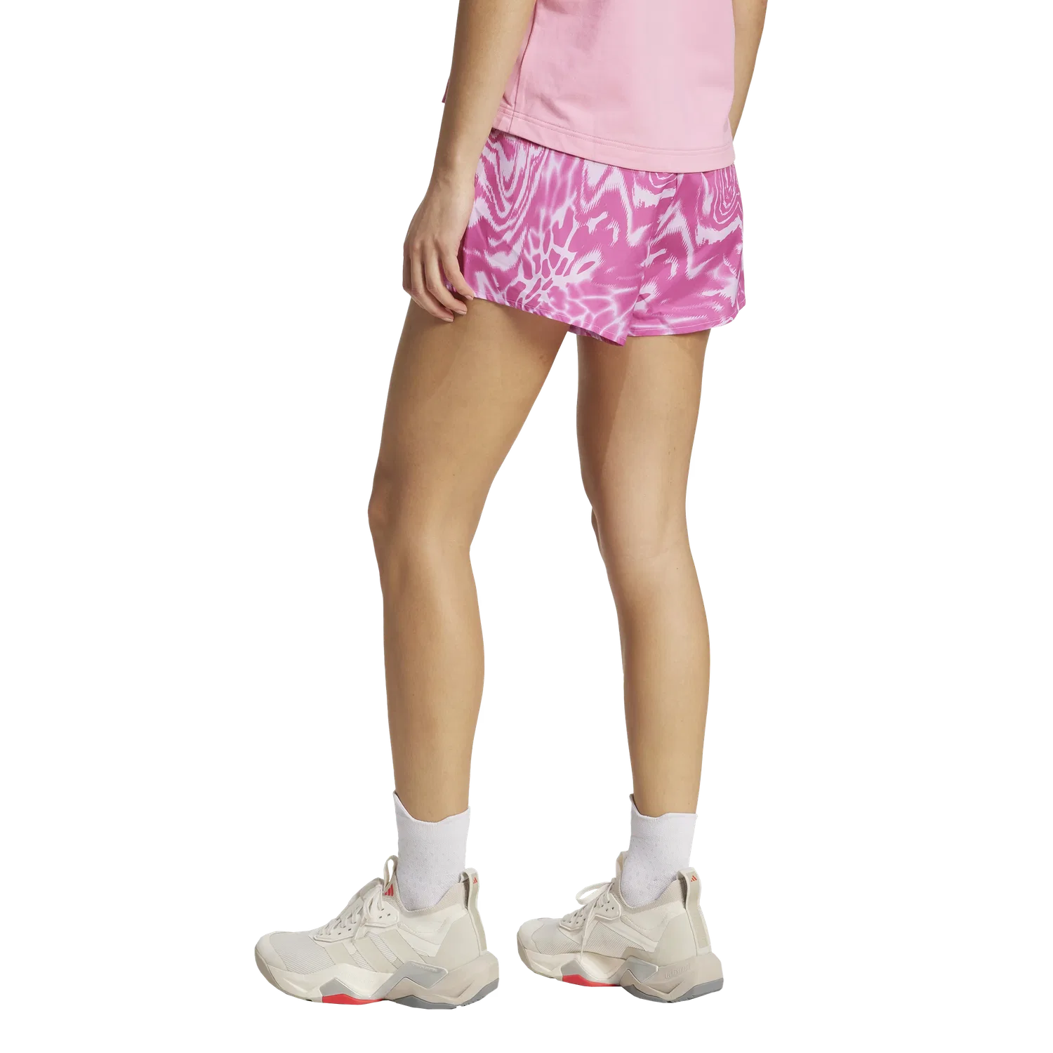 Женские спортивные шорты Regular Fit Adidas, розовый — фото 2