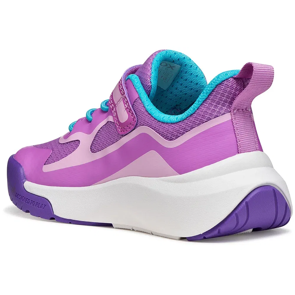 Кроссовки без шнуровки Geox Pro-Ran junior Geox, фиолетовый — фото 2