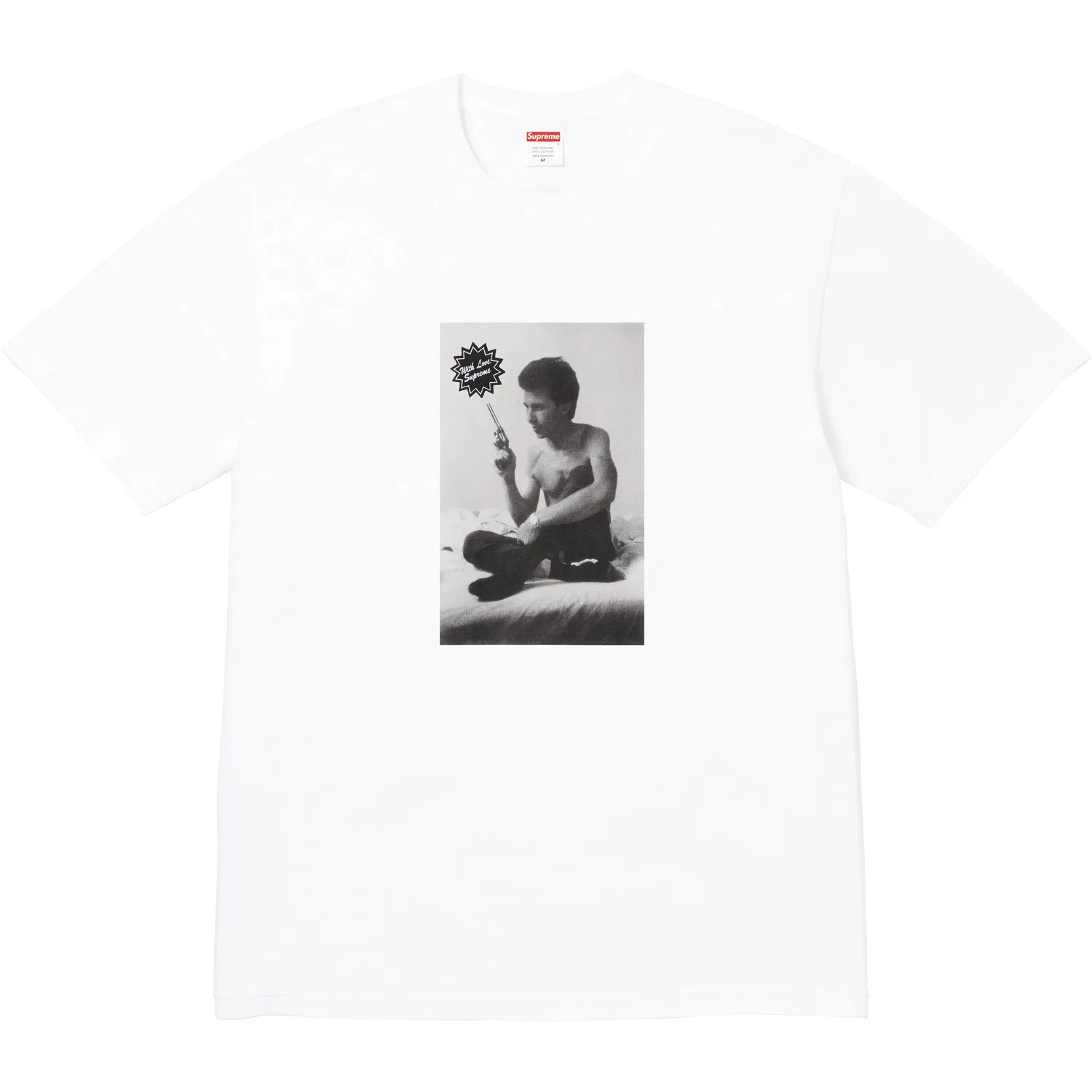 Унисекс футболка с прямым кроем и круглым вырезом Supreme FW26, White