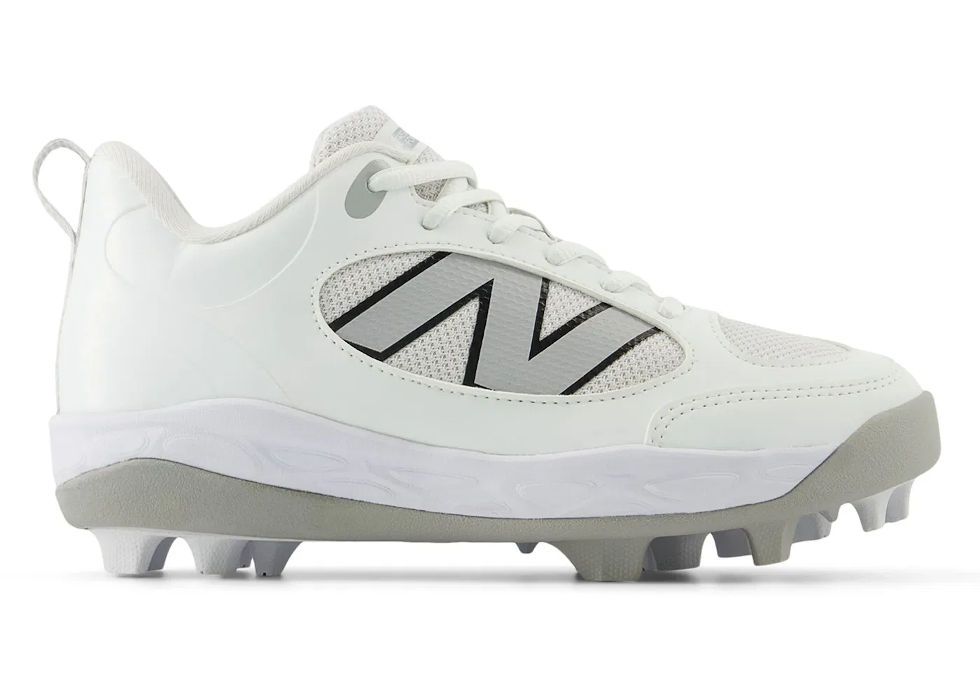 Детские бутсы New Balance Fresh Foam 3000v7 Rubber Molded, White Black