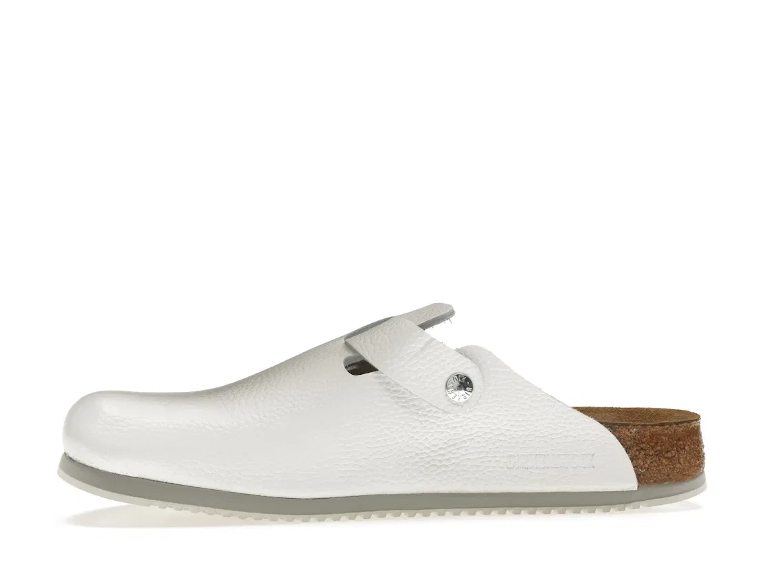 Детские клоги Birkenstock Boston Super Grip, White — фото 3