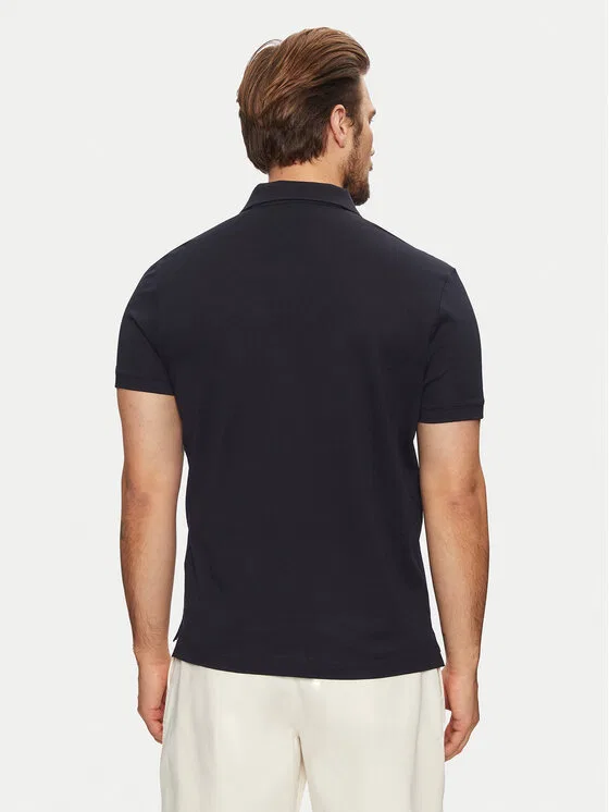 Поло regular fit Icon Graphic Tommy Hilfiger, темно-синий — фото 3