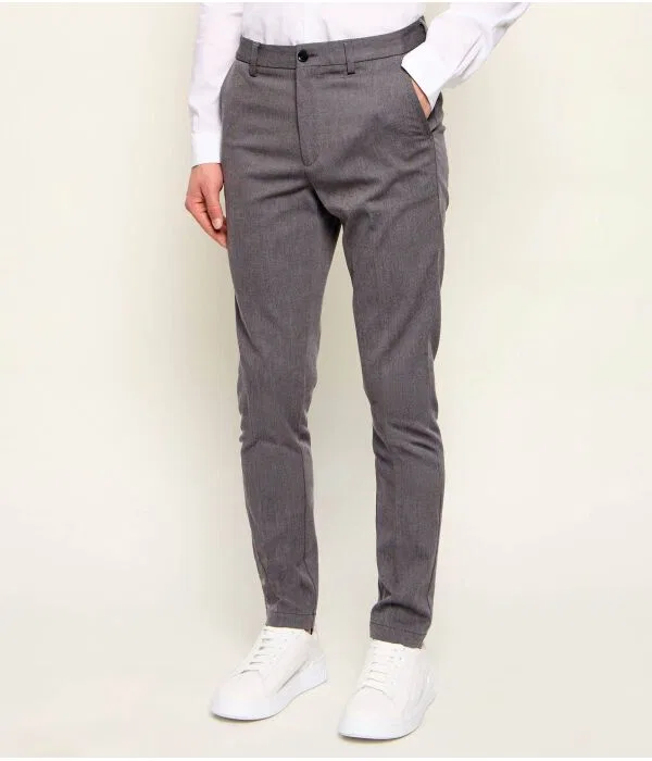 Мужские чиносы H-Kaiton1 Slim Fit BOSS, серый — фото 3
