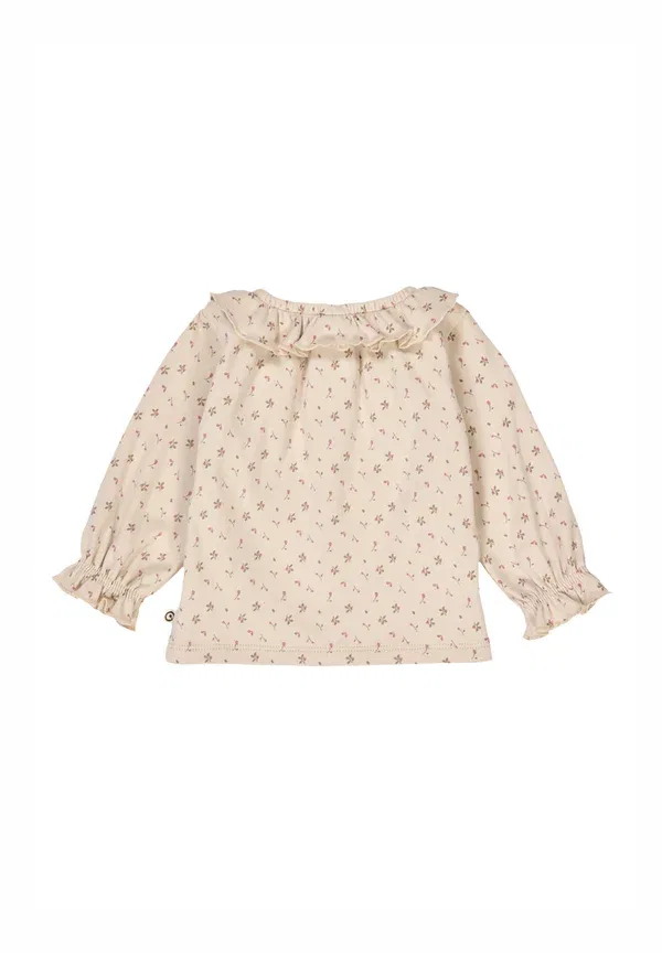 Лонгслив с цветочным принтом Long sleeved top Musli By Green Cotton oak-nostalgia rose-beige, бежевый — фото 2