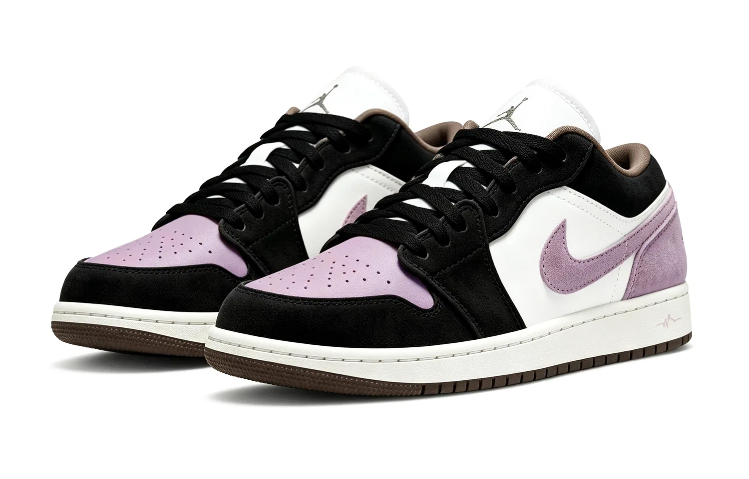 Детские кроссовки для скейтбординга с замшевым верхом Air 1 Jordan, Purple — фото 4