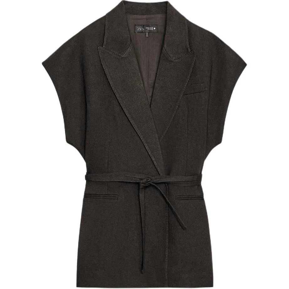 ZARA Женский жилет ZW Vests Brown