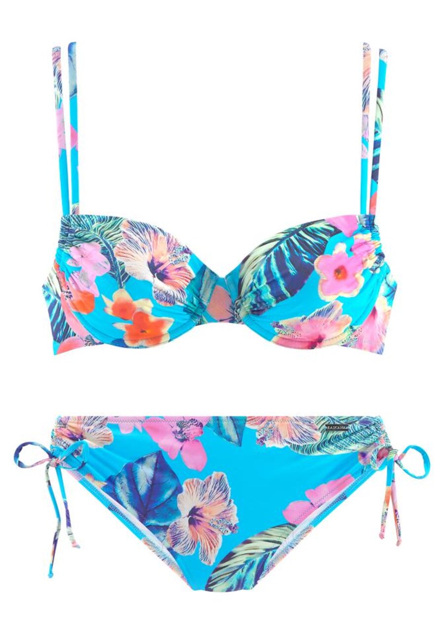 

Бикини на косточках LASCANA T-shirt Bikini, бирюзовый