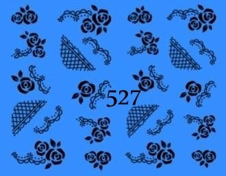 

Водные наклейки для ногтей - №527, Raisin