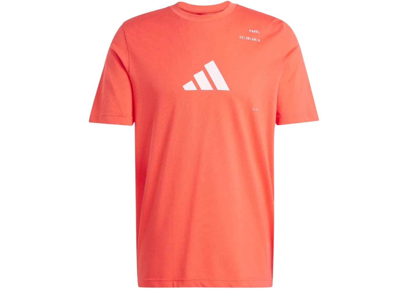 Мужская футболка с принтом Padel Category Graphic Tee Adidas, цвет Semi Lucid Red