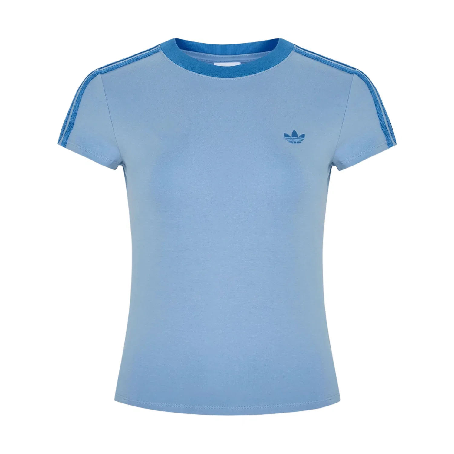 Женская футболка с круглым вырезом Sky Blue Adidas Originals, Sky Blue