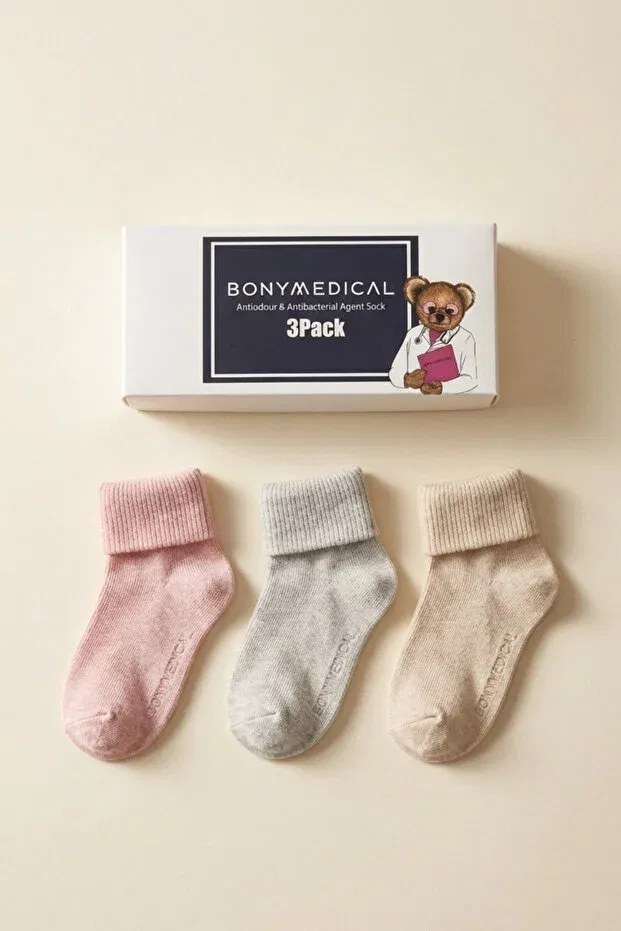 Детские носки для новорожденных с принтом Katia&Bony, Pink Patterned