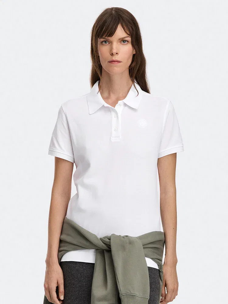 Футболка с коротким рукавом Almyra Polo, White CANADA GOOSE