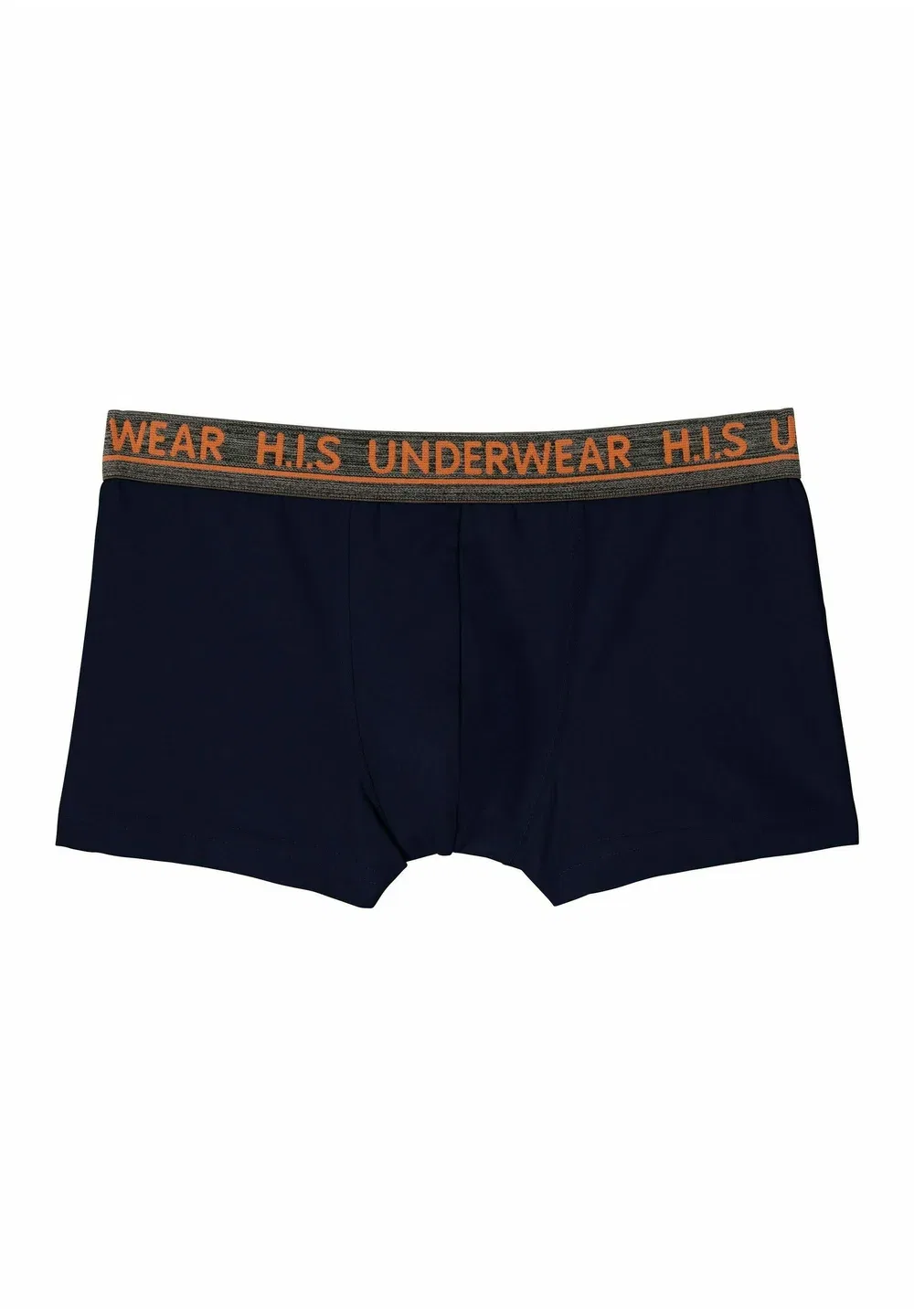 Комплект из 4 боксерских трусов H.I.S, Navy,Grau,Meliert,Blau,Meliert,Schwarz — фото 4
