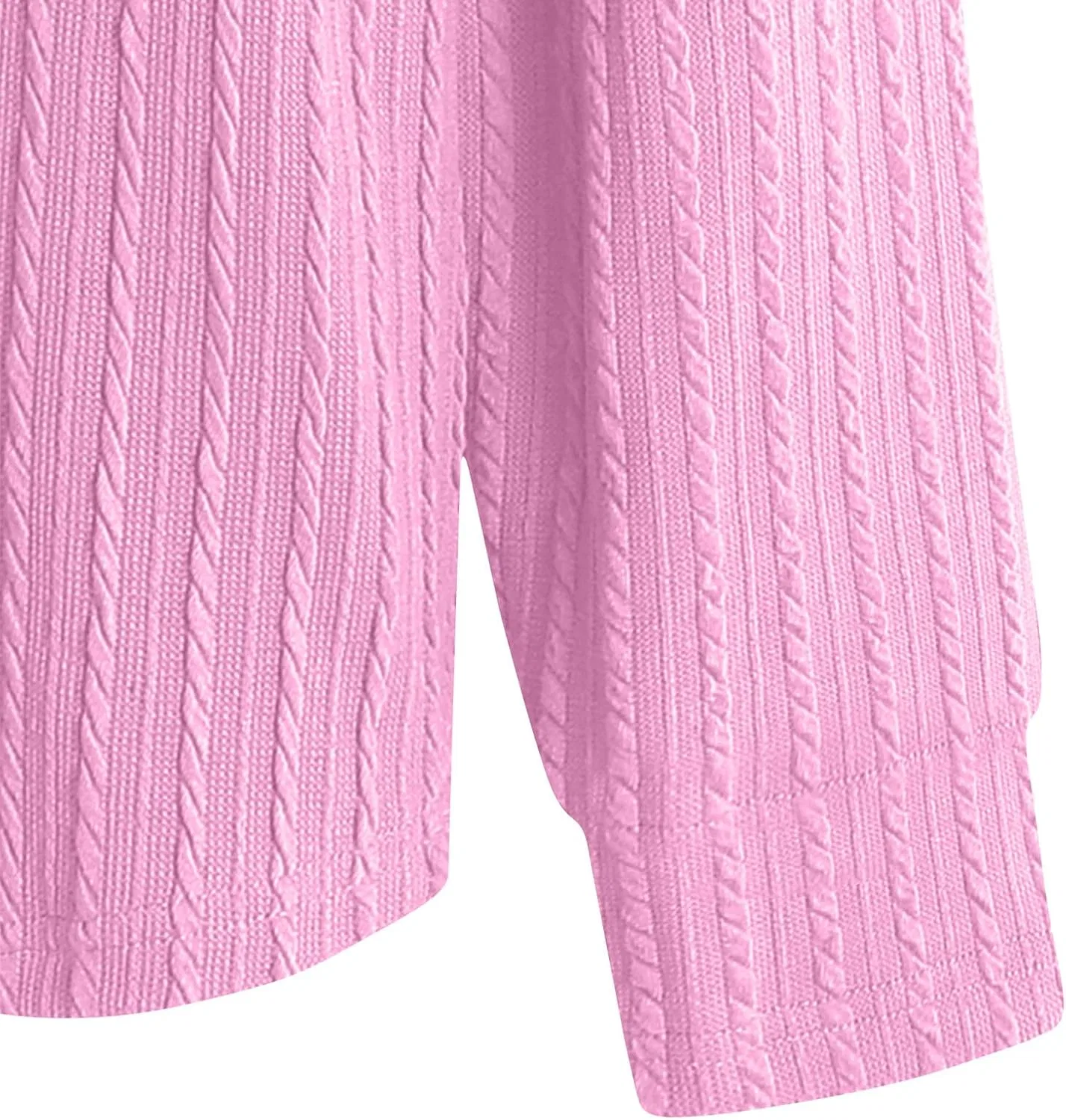 Мужская длинная футболка с текстурным трикотажем, Pink — фото 2