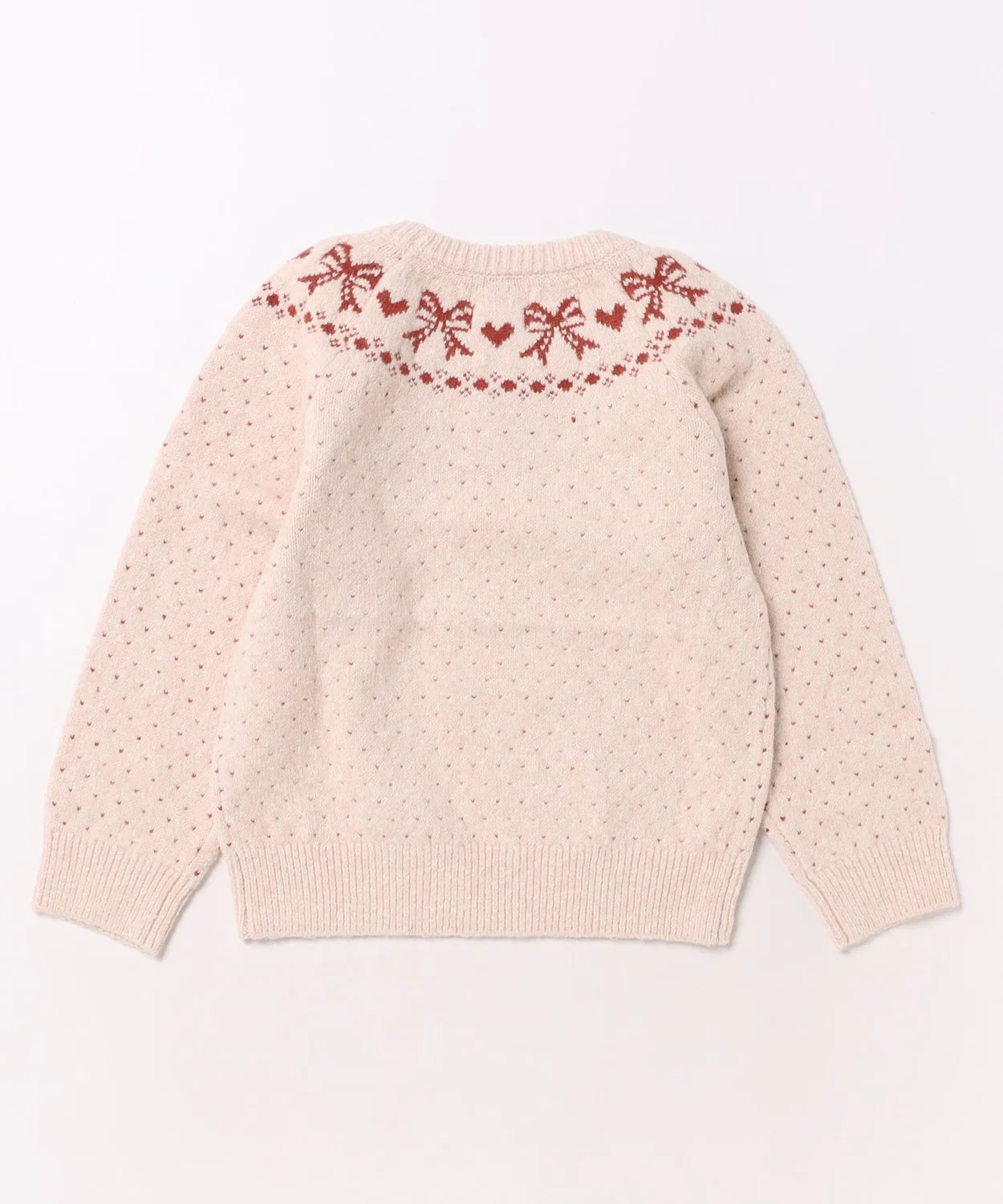 Детский свитер с принтом Fair Isle Rylee + Cru, Pink — фото 2