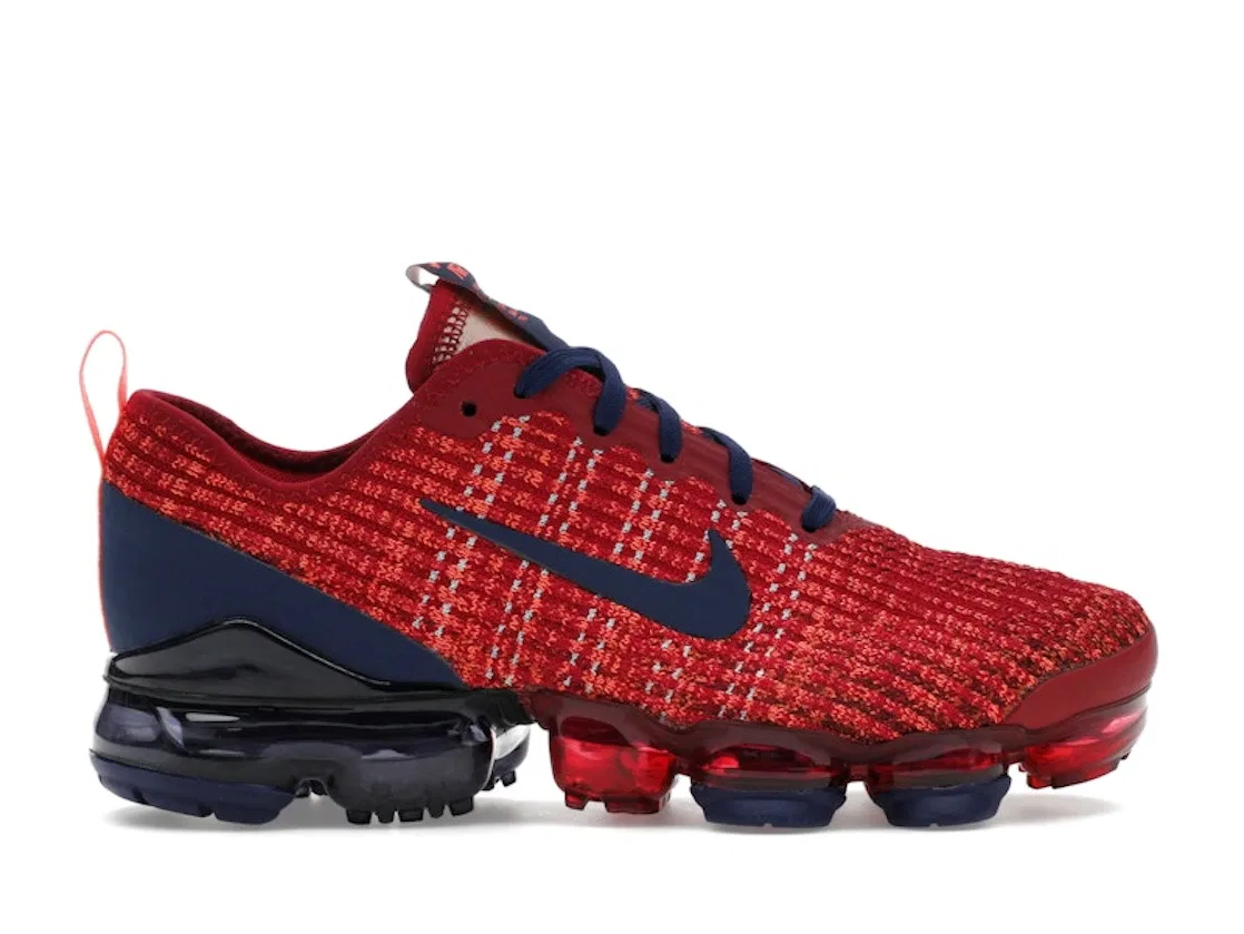 Детские кроссовки Lifestyle Nike Air VaporMax Flyknit 3 Nike, Noble Red/Blue Void