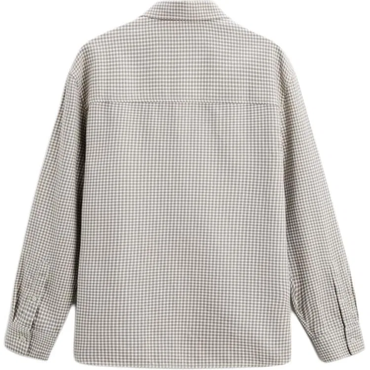 Мужская рубашка с отложным воротником Coal Gray ZARA, Coal Gray — фото 3