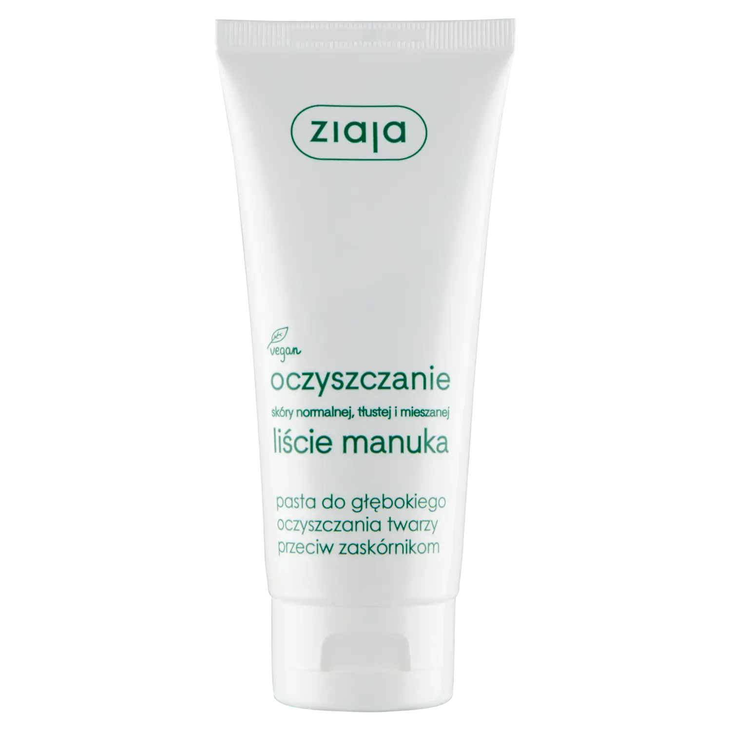 Ziaja Oczyszczanie Liście Manuka паста для глубокого очищения лица от черных точек, 75 мл — фото 2