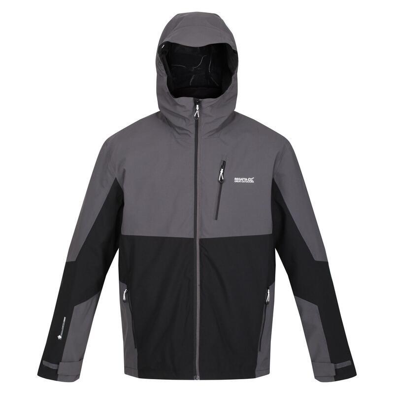 

Мужская куртка Regatta, цвет black/dark grey/black