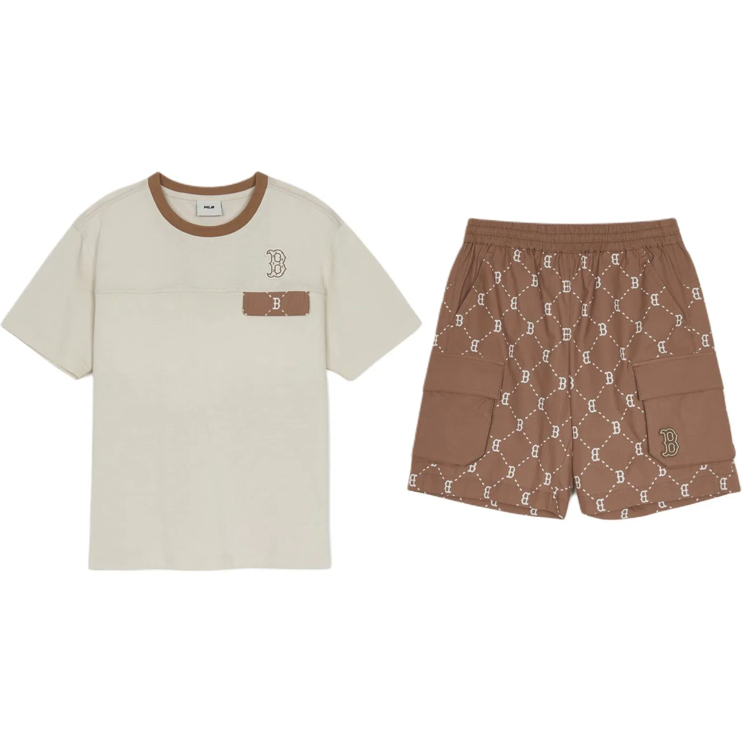 Спортивный костюм для детей MLB KIDS, Beige Brown
