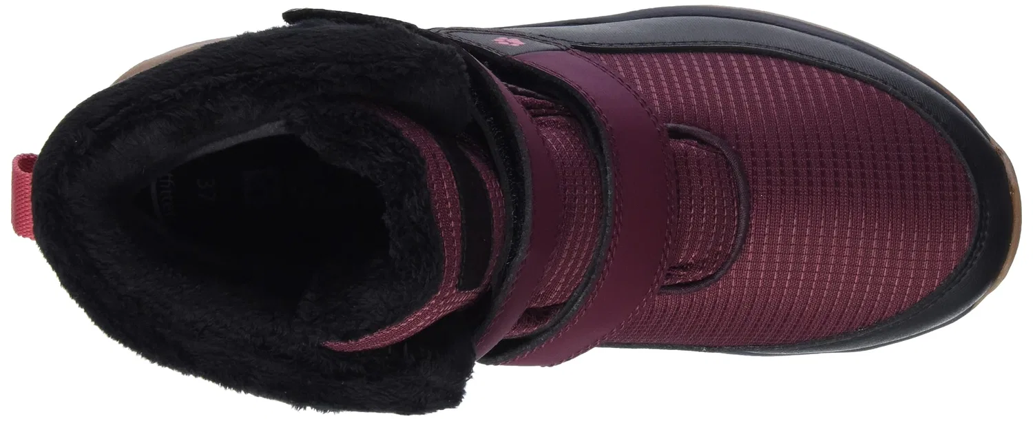 Детские зимние ботинки для мальчиков Polar Wolf Texapore Mid Vc K Jack Wolfskin, Boysenberry — фото 3