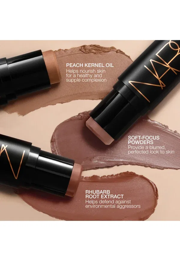 Скульптирующий стик для лица, кремово-пудровая текстура, The Multiple Bronzing & Sculpting Stick, Nars, Ischia, 8 г — фото 4