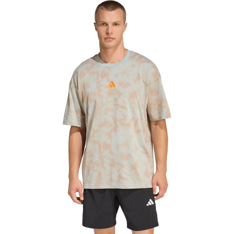 Футболка спортивная с коротким рукавом M Fun Train G T adidas, Серый