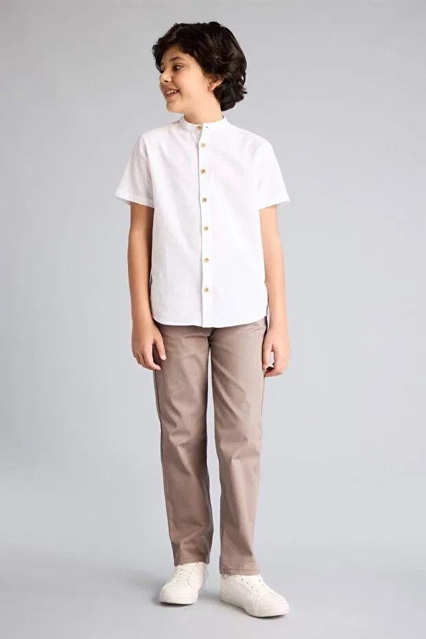 Детские брюки для девочек классические Defacto, Beige-Bg250