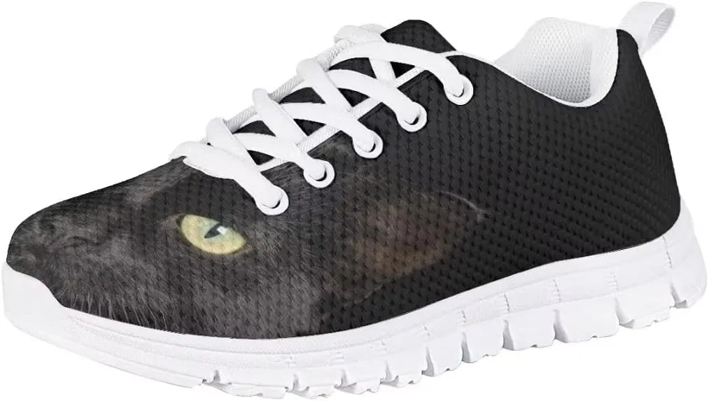 Детские кроссовки для девочек легкие спортивные Dellukee, Black Cat