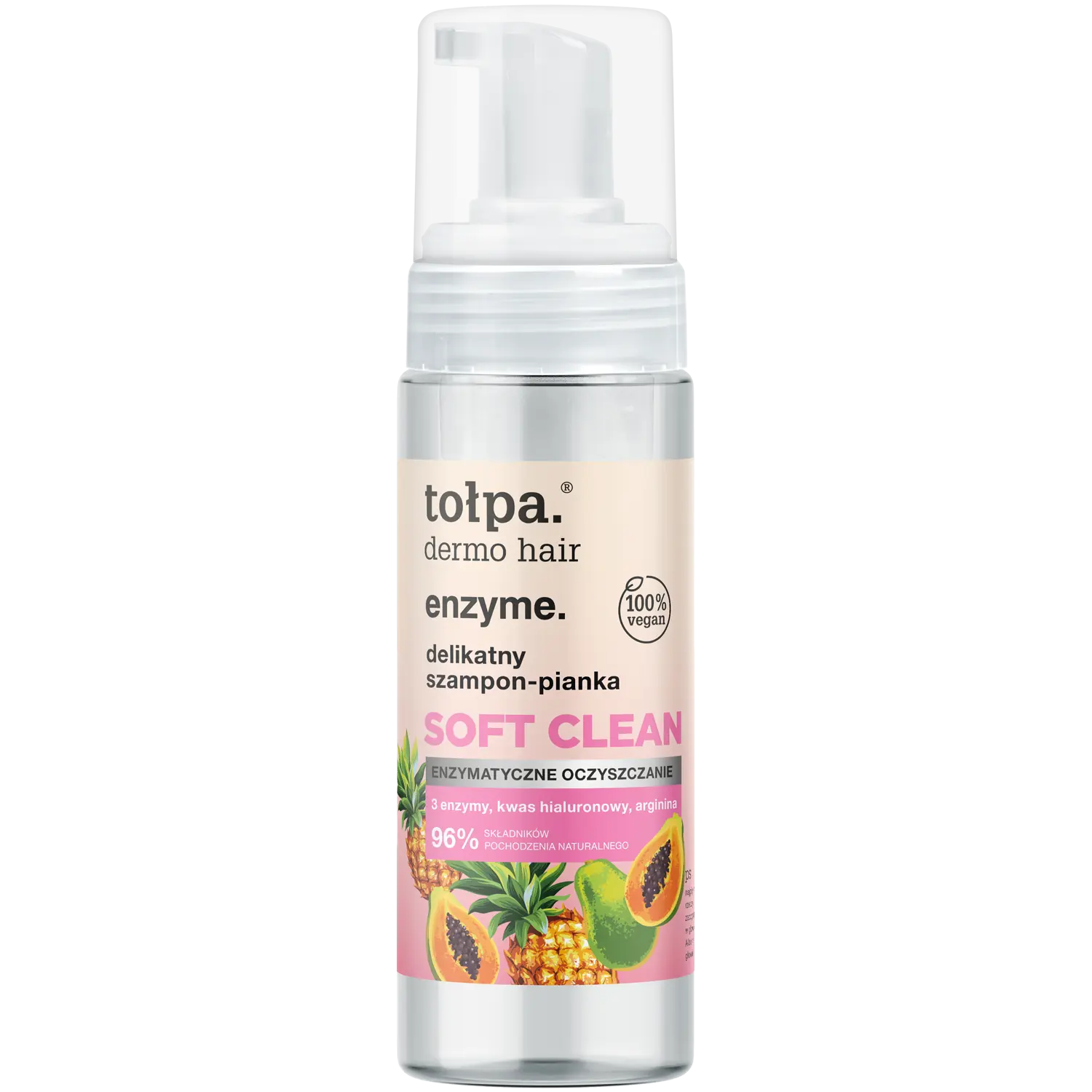 

Tołpa Dermo Hair Enzyme нежный пенный шампунь для волос, 150 мл
