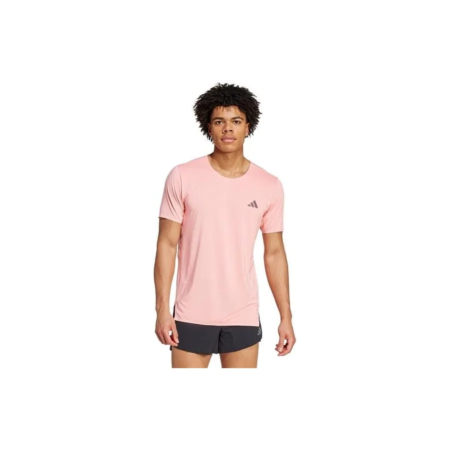 Футболка спортивная с коротким рукавом Adidas Adizero Tee, Розовый — фото 3