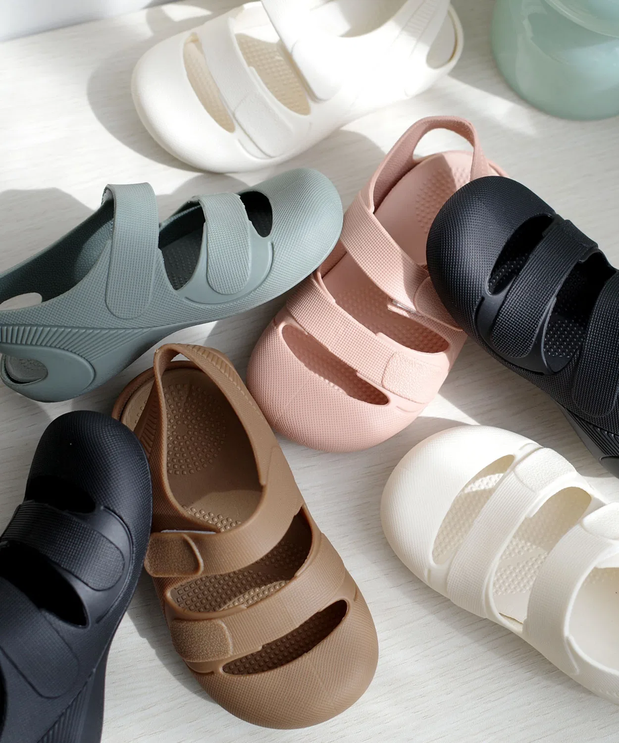 Детские спортивные сандалии с ремешками, легкие, модель AmiAmi, Brown — фото 2
