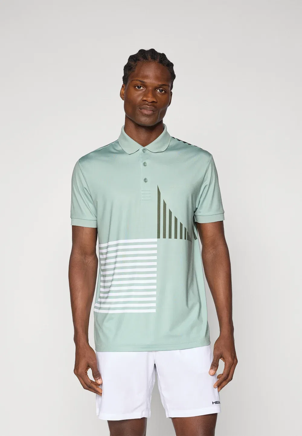 Поло-Рубашка Paddy striped c1 Boss, Open Green Seventeen