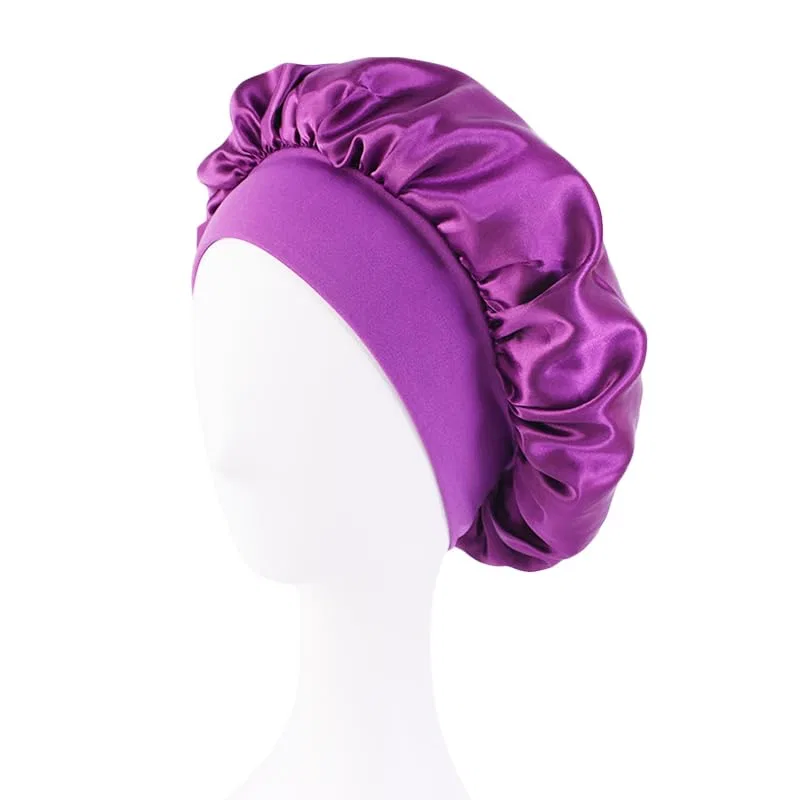 Шапочка для сна Satin HIFFEY, 1 шт, 50 г, Dark Purple