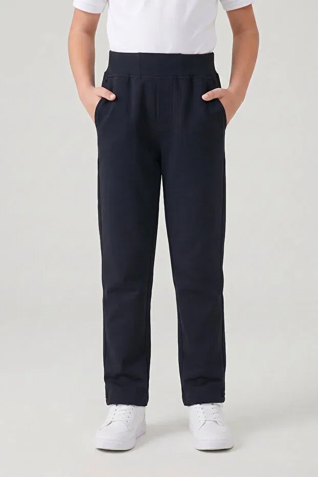 Детские спортивные штаны для мальчиков с утеплением Fatella, Navy Blue