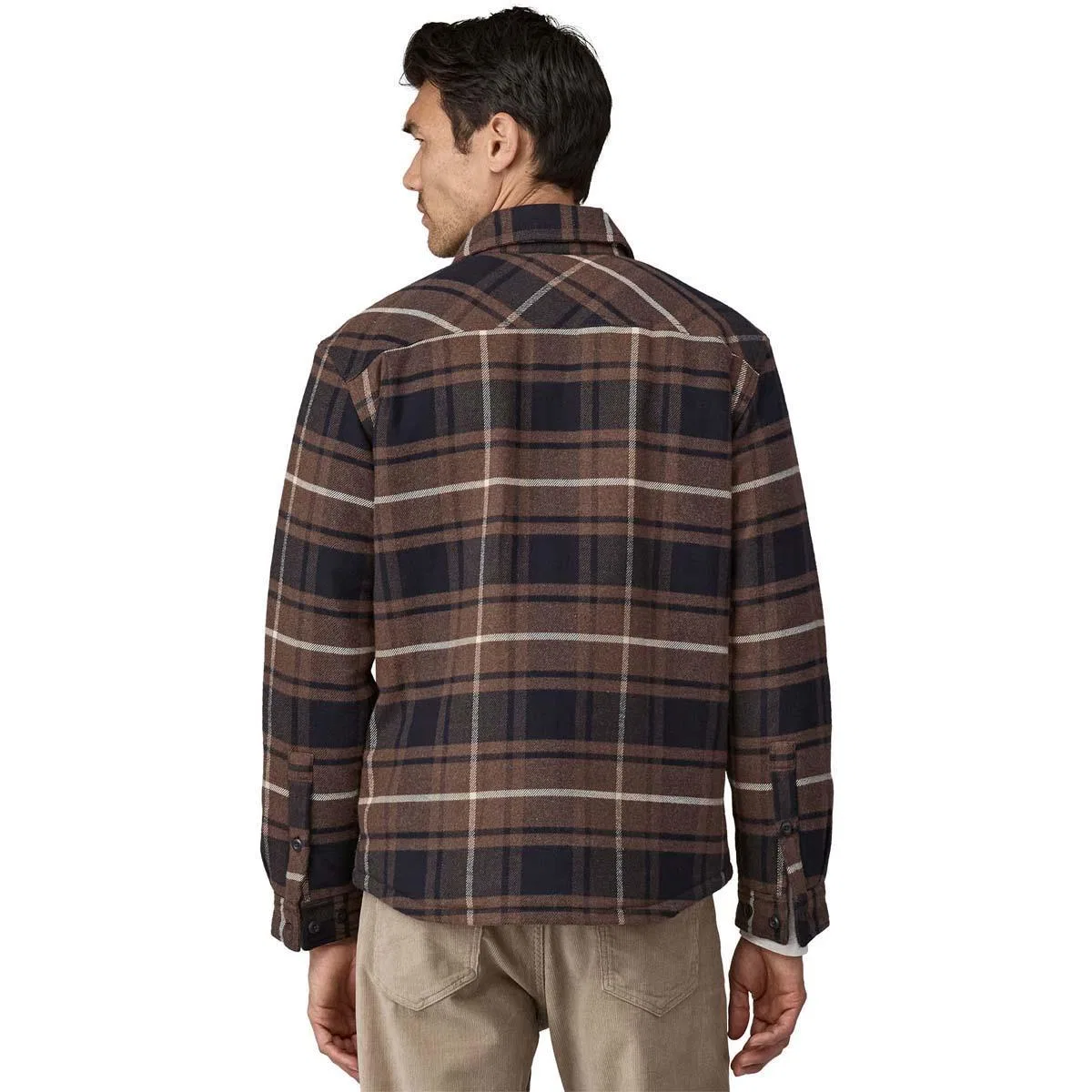 Утепленная фланелевая рубашка с длинным рукавом Fjord Flannel Patagonia, Outdoor/Molasses Brown — фото 4