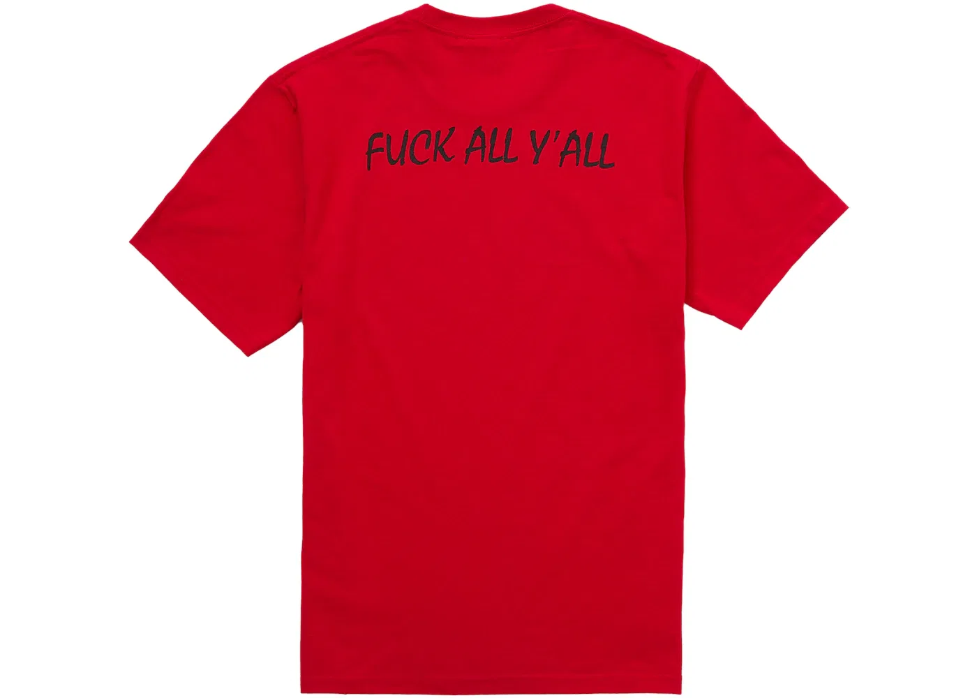 Мужская футболка с принтом Split Tee FW25 Supreme, Red — фото 2