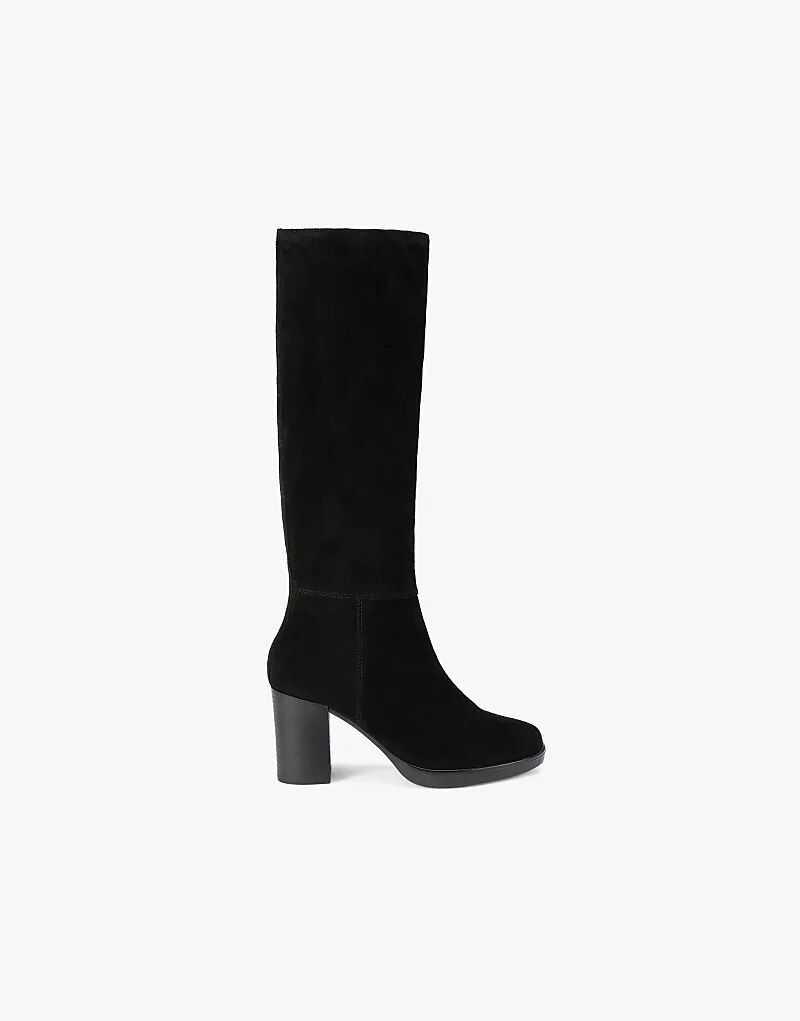Сапоги Carvela Silver из черной замши