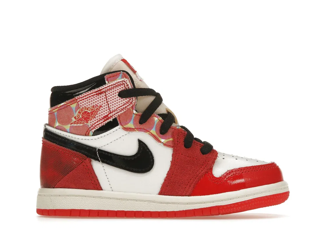 Детские кроссовки Lifestyle с принтом Jordan 1 Retro High OG, University Red/Black/White