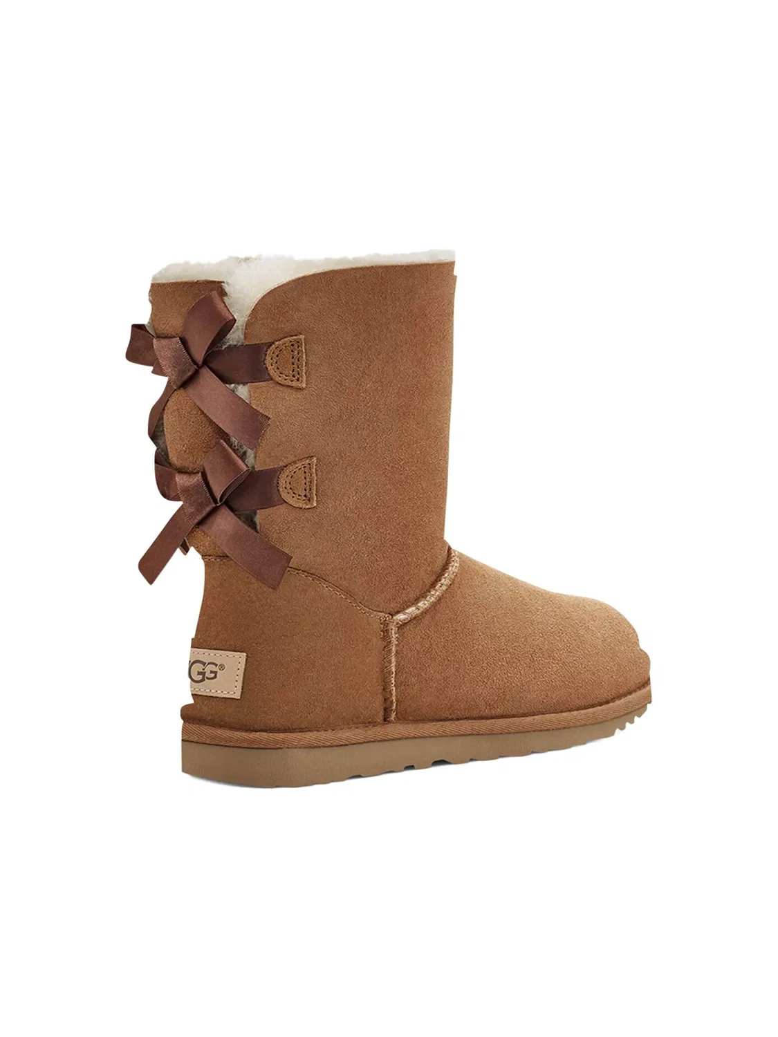Ботинки UGG Bailey Bow 2, каштановый — фото 3