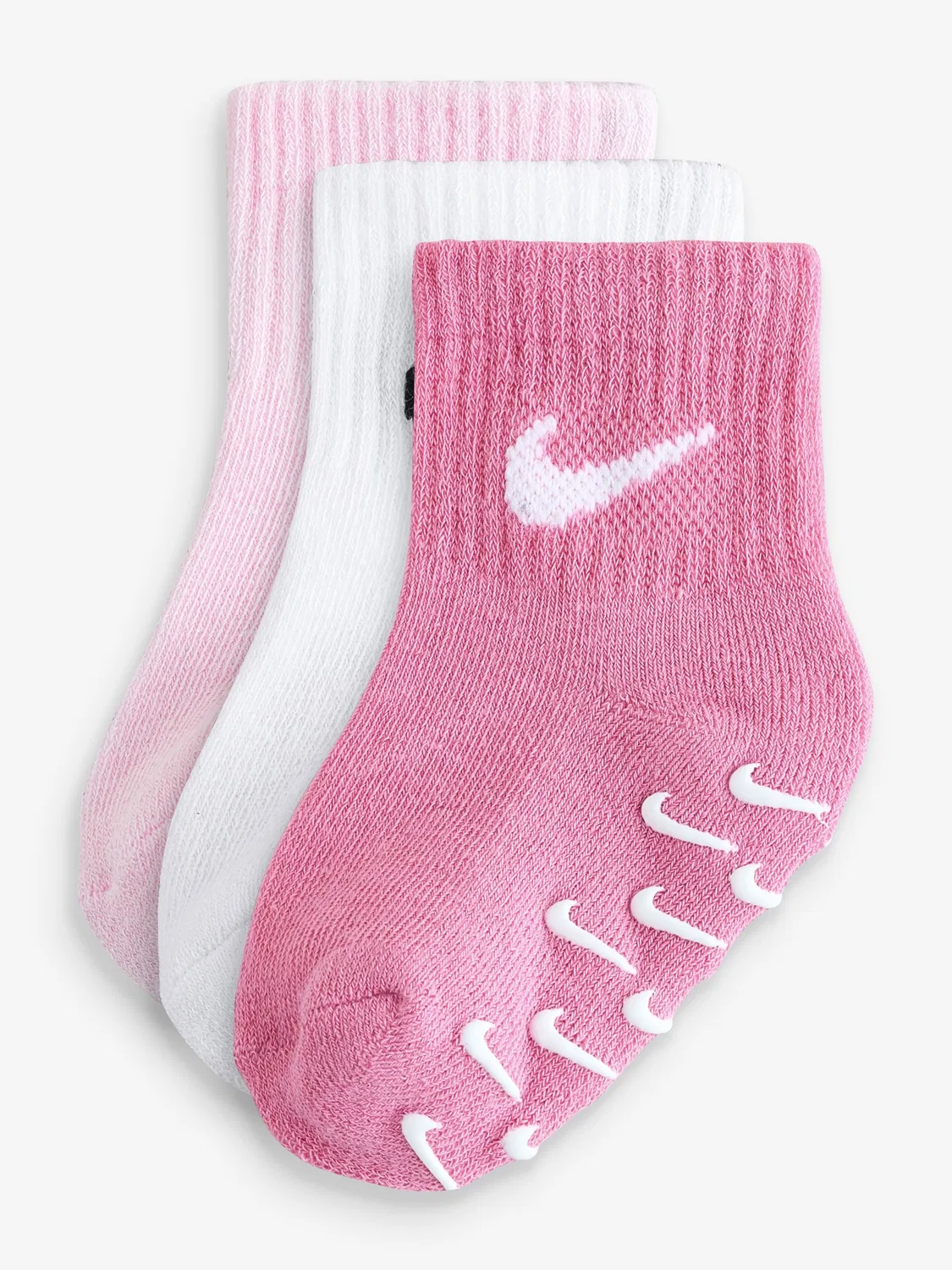 Носки Nike Gripper, 3 пары, розовые
