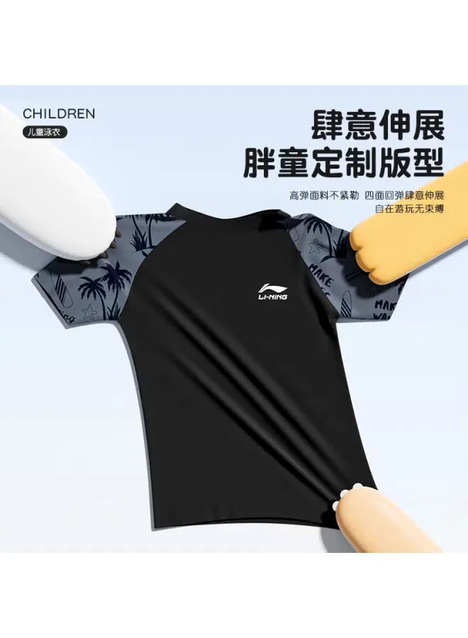 Комплект плавок для мальчиков с очками и шапочкой для плавания Li-Ning, черный