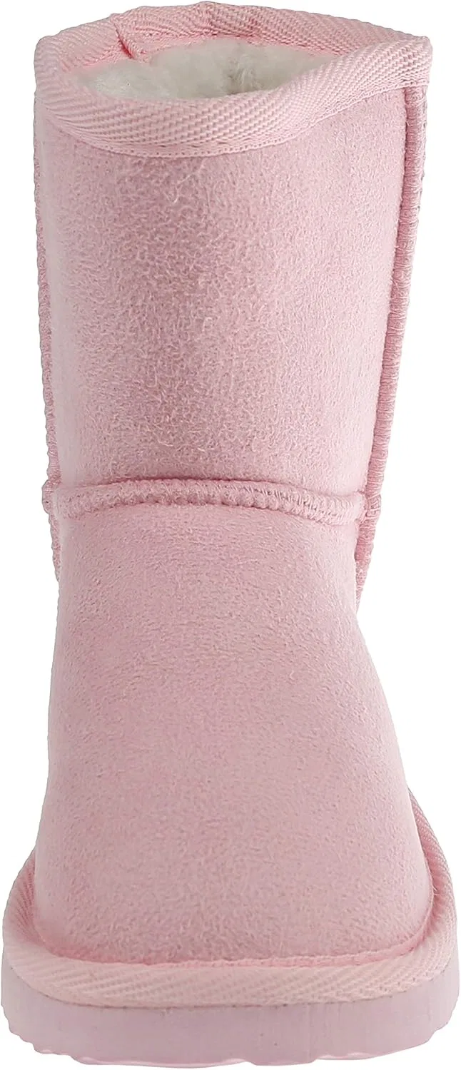 Детские сапоги на подкладке для девочек Capelli New York, Solid Pink — фото 4