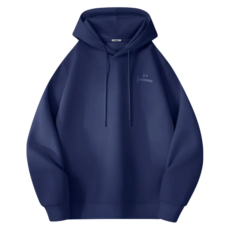 Детское худи с капюшоном MINISO, Navy Blue (Blue Mood Chest Logo)