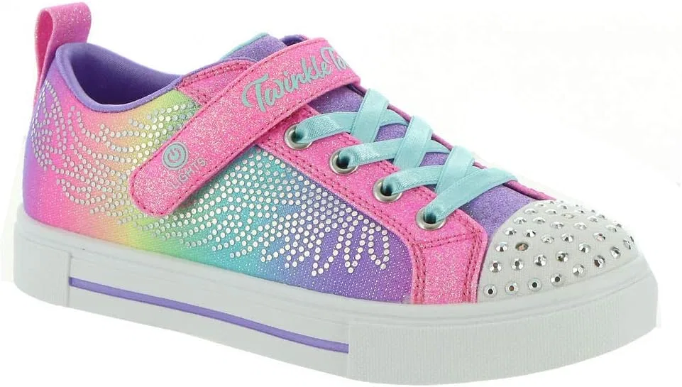 Детские кроссовки для девочек Winged Magic Skechers, Hot Pink/Multi — фото 2