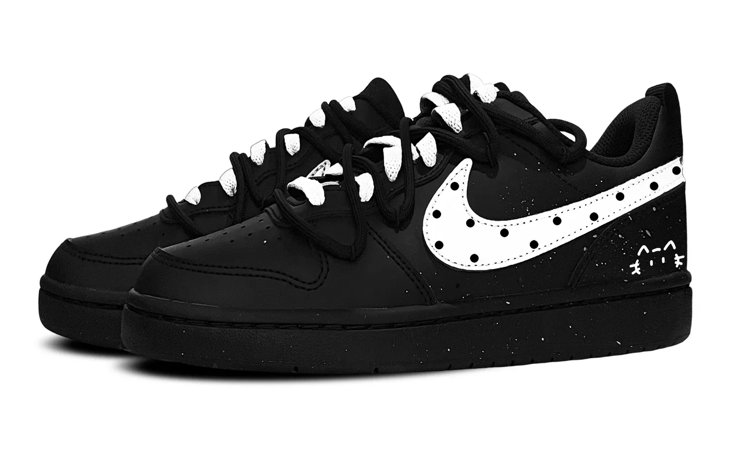 Детские кроссовки для скейтбординга Court Borough 2 Nike, Black — фото 4